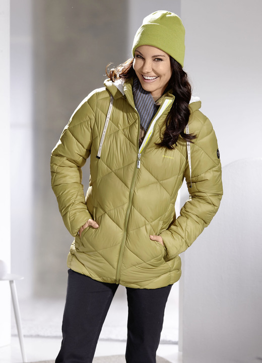 Winterjacken - Jacke mit Rautenstepp Winterjacken - Jacke mit Rautenstepp, in Größe 036 bis 050, in Farbe PISTAZIE