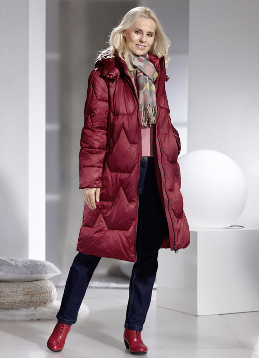 Lang - Funktionsmantel im Puffer-Style Ansicht 3 Lang - Funktionsmantel im Puffer-Style, in Größe 034 bis 050, in Farbe PLATIN Ansicht 3