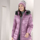 Winterjacken - Jacke mit abnehmbarem Kunstpelz-Besatz – Farbe KROKUS – Ansicht 3 Winterjacken - Jacke mit abnehmbarem Kunstpelz-Besatz, in Größe 036 bis 054, in Farbe GRAU – Farbe KROKUS – Ansicht 3