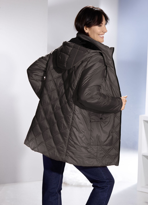 Winterjacken - Jacke mit abnehmbarer Kapuze, in Größe 036 bis 052, in Farbe SIGNALROT Ansicht 3