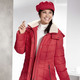 Kurz - Funktionsjacke mit abnehmbarem Kunstpelz-Besatz am Kragen – Farbe FEUERROT – Ansicht 3 Kurz - Funktionsjacke mit abnehmbarem Kunstpelz-Besatz am Kragen, in Größe 036 bis 052, in Farbe FEUERROT – Farbe FEUERROT – Ansicht 3
