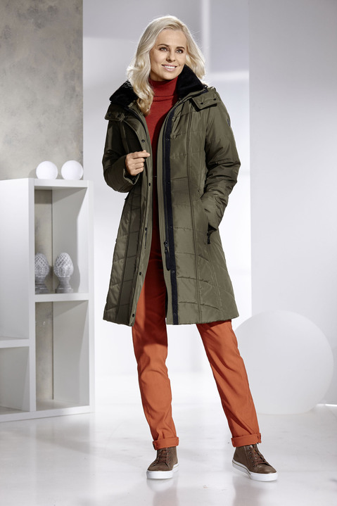 Wintermäntel - Kurzmantel mit hohem Tragekomfort, in Größe 040 bis 060, in Farbe NACHTBLAU Ansicht 3