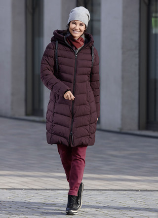 Kurzmantel mit 2-Wege-Zipper