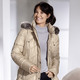 Winterjacken - Jacke mit abnehmbarer Kapuze – Farbe SAND – Ansicht 2 Winterjacken - Jacke mit abnehmbarer Kapuze, in Größe 036 bis 054, in Farbe SAND – Farbe SAND – Ansicht 2