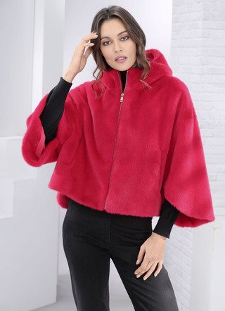 Kurzjacke in Cape-Form