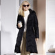 Lang - Funktionsmantel im Puffer-Style – Farbe SCHWARZ – Ansicht 1 Lang - Funktionsmantel im Puffer-Style, in Größe 034 bis 052, in Farbe SCHWARZ – Farbe SCHWARZ – Ansicht 1