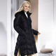 Lang - Funktionsmantel im Puffer-Style – Farbe SCHWARZ – Ansicht 3 Lang - Funktionsmantel im Puffer-Style, in Größe 034 bis 052, in Farbe SCHWARZ – Farbe SCHWARZ – Ansicht 3