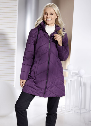 Funktionsjacke mit abnehmbarer Kapuze