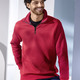 Sweatshirts - Troyer in 2 Farben – Farbe DUNKELROT Sweatshirts - Troyer in 2 Farben, in Größe 046 bis 062, in Farbe DUNKELROT