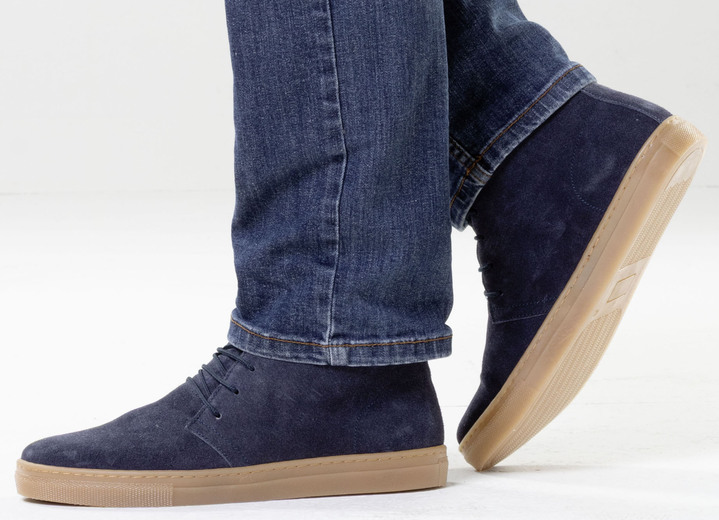 Stiefeletten - GINO GALANTE, gefütterte Herren-Boots, Winterschuhe, mit Wolle Ansicht 7 Stiefeletten - GINO GALANTE, gefütterte Herren-Boots, Winterschuhe, mit Wolle, in Größe 040 bis 046, in Farbe GRAU Ansicht 7