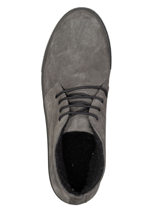 Stiefeletten - GINO GALANTE, gefütterte Herren-Boots, Winterschuhe, mit Wolle Ansicht 2 Stiefeletten - GINO GALANTE, gefütterte Herren-Boots, Winterschuhe, mit Wolle, in Größe 040 bis 046, in Farbe GRAU Ansicht 2