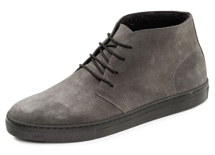 Stiefeletten - GINO GALANTE, gefütterte Herren-Boots, Winterschuhe, mit Wolle, in Größe 040 bis 046, in Farbe GRAU Ansicht 1