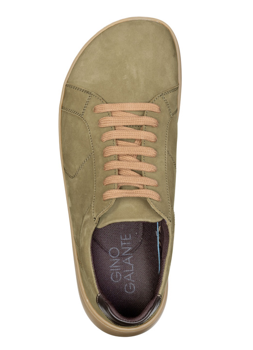 Slipper & Schnürschuhe - GINO GALANTE, bequeme Herren-Barfußschuhe, mit herausnehmbarem Fußbett, in Größe 040 bis 046, in Farbe OLIV Ansicht 2