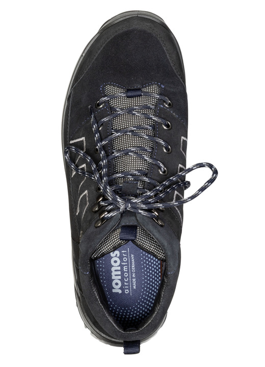 Stiefeletten - Atmungsaktive Herren-Boots, Weite K, mit herausnehmbarem Fußbett, in Größe 040 bis 047, in Farbe SCHWARZ-NACHTBLAU Ansicht 2