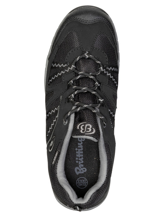 Slipper & Schnürschuhe - Atmungsaktive Herren-Sneaker, mit Klimamembrane, in Größe 040 bis 046, in Farbe SCHWARZ-GRAU Ansicht 2