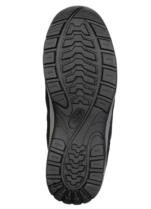 Slipper & Schnürschuhe - Atmungsaktive Herren-Sneaker, mit Klimamembrane, in Größe 040 bis 046, in Farbe SCHWARZ-GRAU Ansicht 3