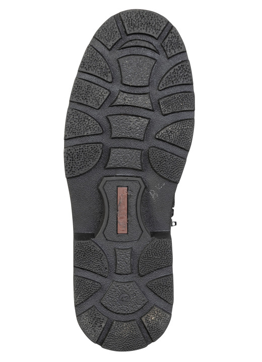 Stiefeletten - GINO GALANTE, gefütterte Herren-Stiefel, Winterschuhe, mit Lammfell, in Größe 040 bis 046, in Farbe SCHWARZ Ansicht 3