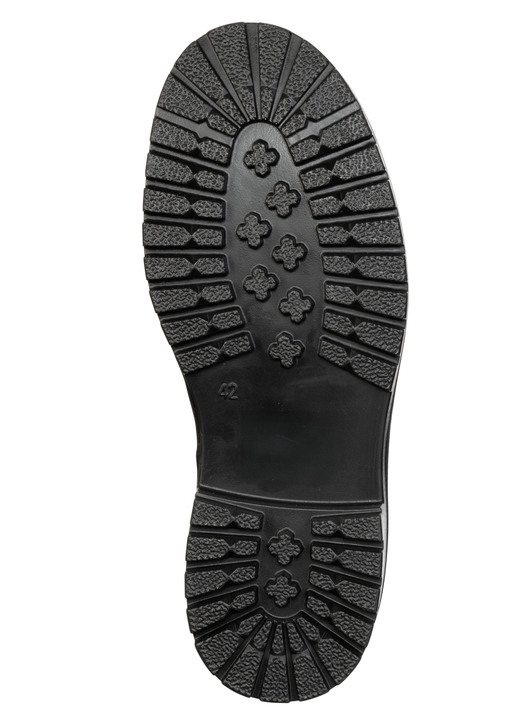 Stiefeletten - GINO GALANTE, gefütterte Herren-Boots, Winterschuhe, Weite H, mit Lammfell, in Größe 040 bis 047, in Farbe SCHWARZ Ansicht 3