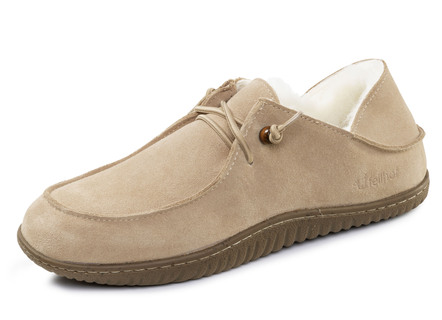 Gefütterte Herren-Slipper, mit Lammfell