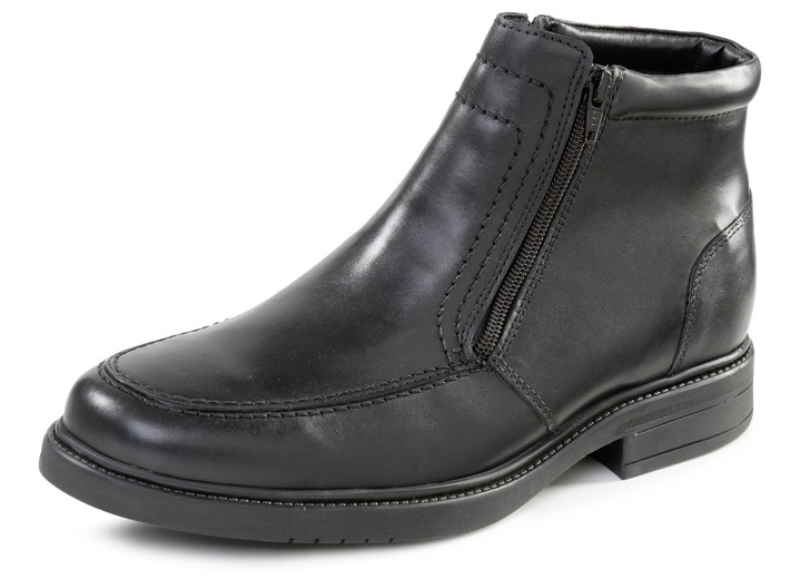 Stiefeletten - GINO GALANTE, gefütterte Herren-Stiefeletten, Winterschuhe, mit Lammfell, in Größe 040 bis 046, in Farbe SCHWARZ Ansicht 1