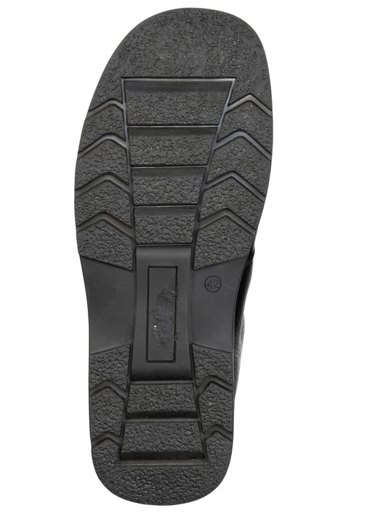 Stiefeletten - GINO GALANTE, gefütterte Herren-Boots, Winterschuhe, mit Lammfell, in Größe 040 bis 046, in Farbe SCHWARZ Ansicht 3