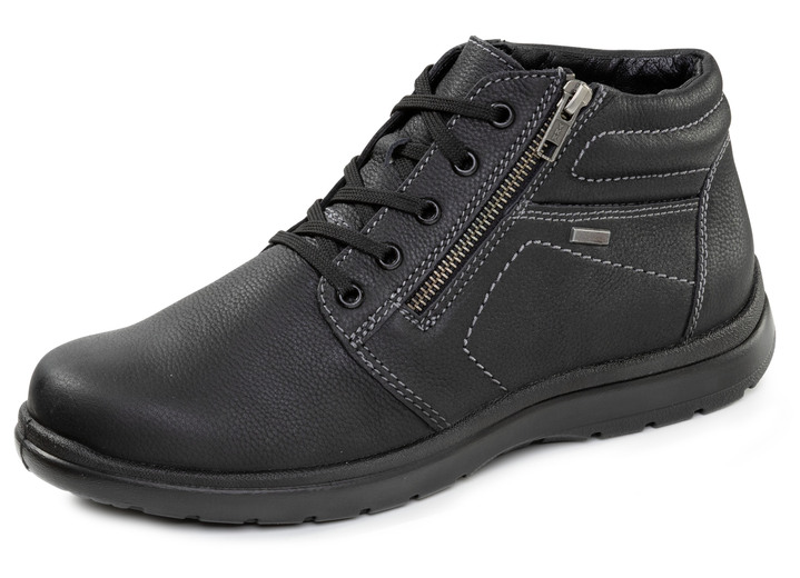 Stiefeletten - GINO GALANTE, gefütterte Herren-Boots, Winterschuhe, Weite H, mit Reißverschluss, in Größe 039 bis 046, in Farbe SCHWARZ Ansicht 1
