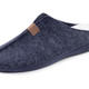 Hausschuhe - Klassische Herren-Hausschuhe, aus Wollfilz, in Größe 040 bis 046, in Farbe BLAU – Farbe BLAU – Ansicht 1