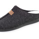 Hausschuhe - Klassische Herren-Hausschuhe, aus Wollfilz, in Größe 040 bis 046, in Farbe BLAU – Farbe ANTHRAZIT – Ansicht 1