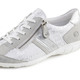 Slipper & Schnürschuhe - Remonte, bequeme Damen-Sneaker, Weite G, mit herausnehmbarem Fußbett, in Größe 036 bis 043, in Farbe HELLBLAU-SILBER – Farbe HELLGRAU-WEISS – Ansicht 1