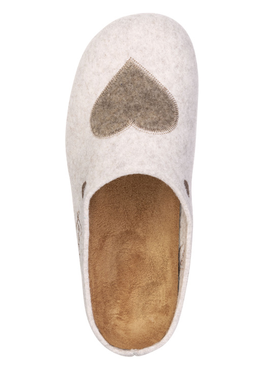 Hausschuhe - Laurina, klassische Damen-Hausschuhe, mit herausnehmbarem Fußbett, in Größe 035 bis 041, in Farbe ROT Ansicht 9