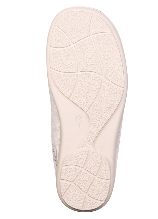 Hausschuhe - Laurina, klassische Damen-Hausschuhe, mit herausnehmbarem Fußbett, in Größe 035 bis 041, in Farbe ROT Ansicht 10