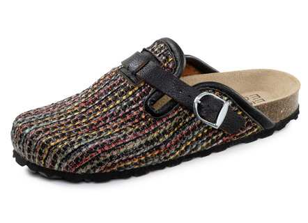 ELENA EDEN, klassische Damen-Clogs, Weite H, mit verstellbarer Spange