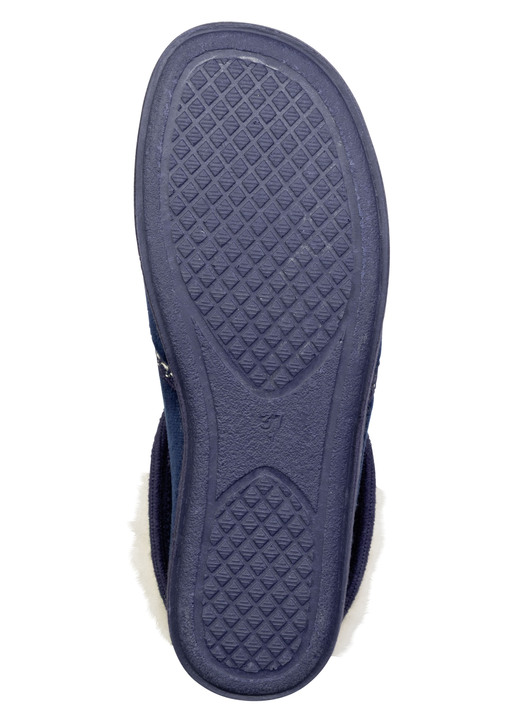 Hausschuhe - Laurina, warme Damen-Hausschuhe, mit Gummizug, in Größe 036 bis 042, in Farbe ROSA Ansicht 12