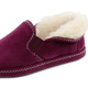 Hausschuhe - Laurina, warme Damen-Hausschuhe, mit Gummizug, in Größe 036 bis 042, in Farbe BORDEAUX – Farbe BORDEAUX – Ansicht 1