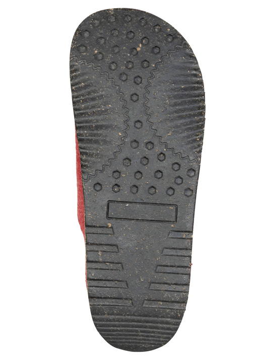 Hausschuhe - Gemini, komfortable Damen-Hausschuhe, Weite G, mit herausnehmbarem Fußbett, in Größe 036 bis 042, in Farbe SCHWARZ Ansicht 10