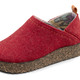Hausschuhe - Gemini, komfortable Damen-Hausschuhe, Weite G, mit herausnehmbarem Fußbett, in Größe 036 bis 042, in Farbe SCHWARZ – Farbe ROT – Ansicht 1