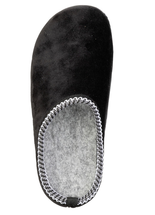 Hausschuhe - Laurina, klassische Damen-Hausschuhe, Weite G, mit gemusterter Bordüre, in Größe 036 bis 042, in Farbe BEIGE Ansicht 9