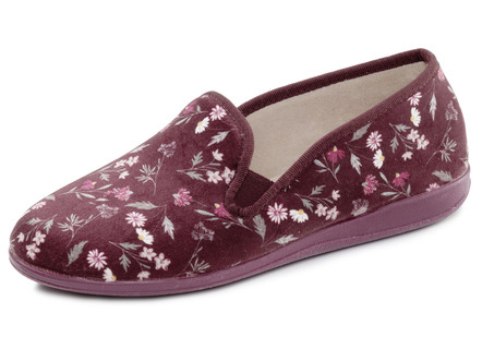 Klassische Damen-Hausschuhe, mit Gummizug