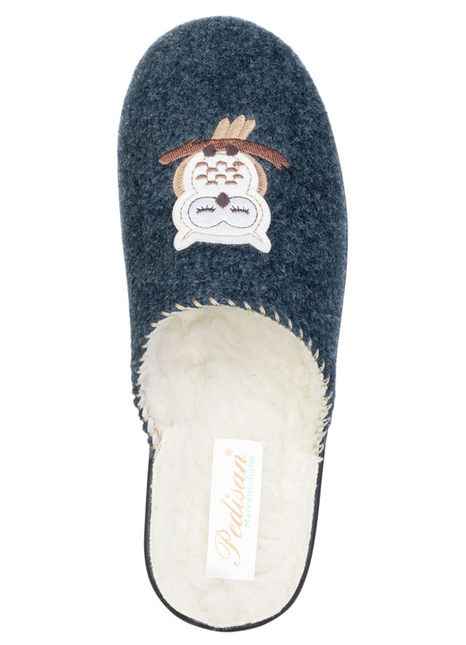 Hausschuhe - Gefütterte Damen-Hausschuhe, mit Schurwolle, in Größe 036 bis 042, in Farbe BORDEAUX Ansicht 5