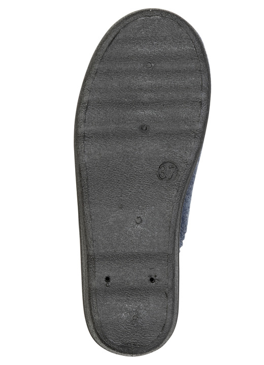 Hausschuhe - Gefütterte Damen-Hausschuhe, mit Schurwolle, in Größe 036 bis 042, in Farbe BORDEAUX Ansicht 6