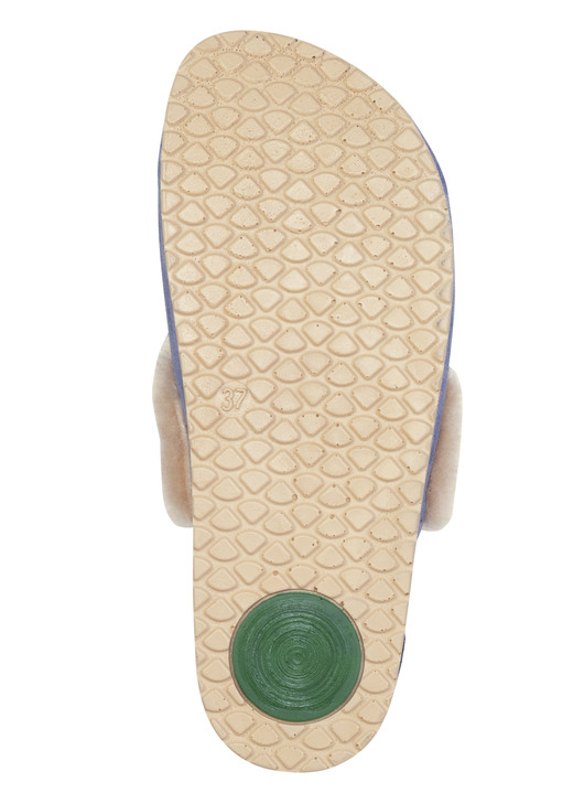 Hausschuhe - Mubb, warme Damen-Hausschuhe, Weite H, mit Lammfell, in Größe 036 bis 042, in Farbe ALTROSA Ansicht 11