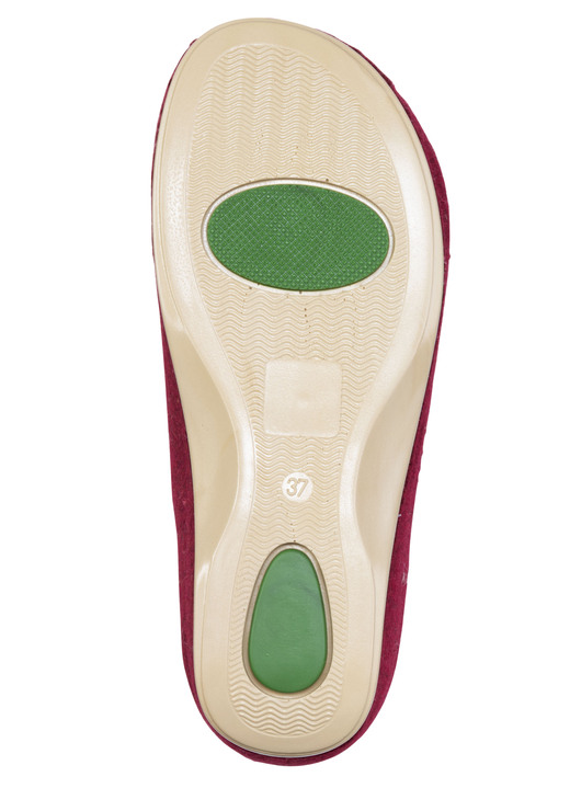 Hausschuhe - Mubb, gefütterte Damen-Hausschuhe, Weite H, mit Lammfell, in Größe 036 bis 042, in Farbe ANTHRAZIT Ansicht 5