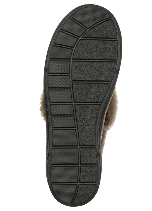 Hausschuhe - ELENA EDEN, warme Damen-Hausschuhe, Weite H, mit Lammfell, in Größe 036 bis 041, in Farbe MARINE Ansicht 9