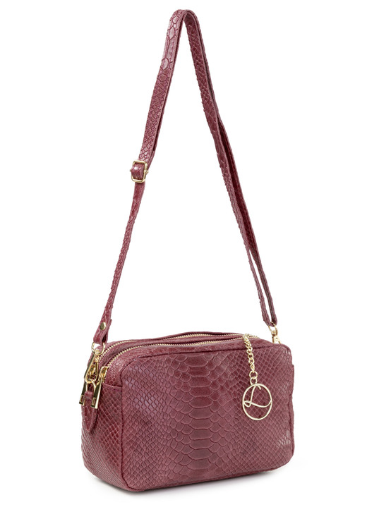 Taschen - Laurina, Mini-Tasche, Damen, mit abnehmbarem, verstellbarem Umhängeriemen, in Farbe BORDEAUX Ansicht 1