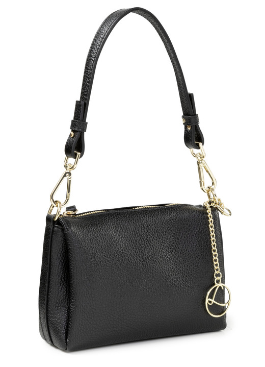 Taschen - Laurina, Mini-Tasche, Damen, mit abnehmbarem, verstellbarem Umhängeriemen, in Farbe SCHWARZ Ansicht 2