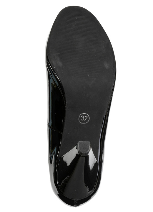 Pumps & Ballerina - Andrea Conti, schicke Damen-Pumps, aus glänzendem Lackmaterial, in Größe 036 bis 042, in Farbe BORDEAUX Ansicht 6