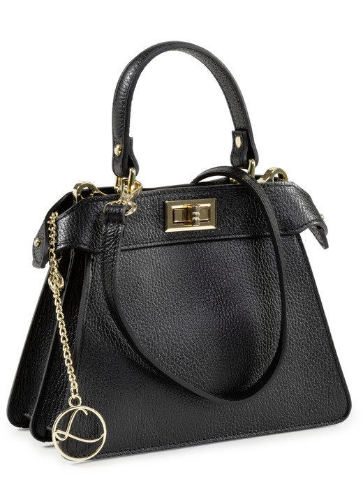 Taschen - Laurina, Mini-Tasche, Damen, mit abnehmbarem, verstellbarem Umhängeriemen, in Farbe SCHWARZ Ansicht 1