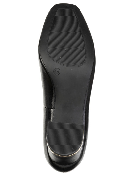 Damenmode - ELENA EDEN, elegante Damen-Pumps, Weite G, mit Lederfutter, in Größe 3 1/2 bis 8, in Farbe SCHWARZ Ansicht 3