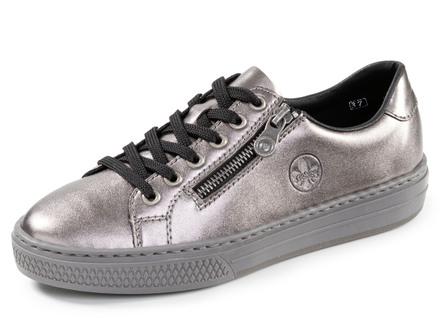 Rieker, modische Damen-Sneaker, mit Reißverschluss