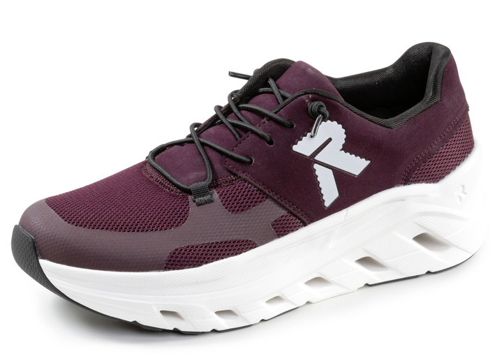 Slipper & Schnürschuhe - Rieker, sportive Damen-Sneaker, Weite G, mit herausnehmbarem Fußbett, in Größe 036 bis 042, in Farbe HELLBEIGE Ansicht 8